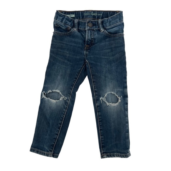 Gap Baby Skinny Distressed Jeans Size 3 Toddler Kids - Picture 1 of 5